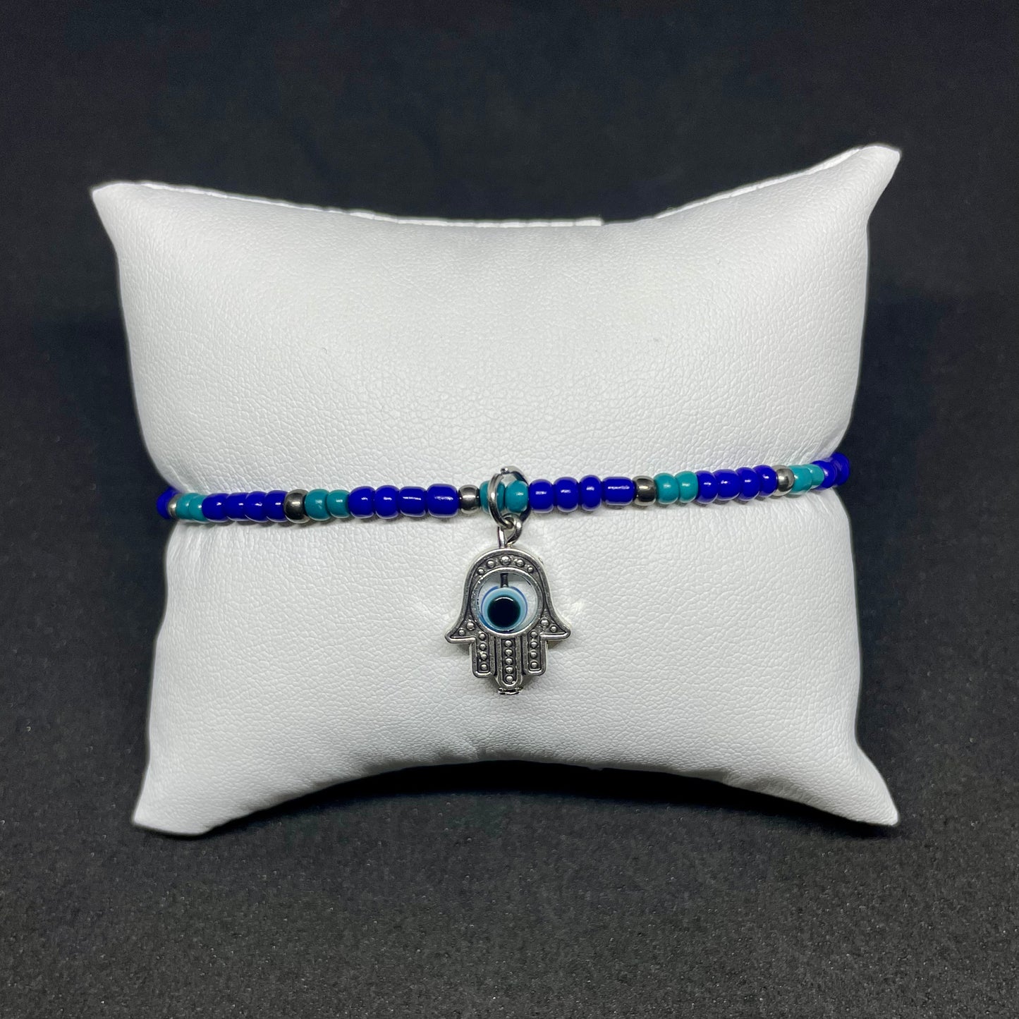 Seed Bead Hamsa Bracelets