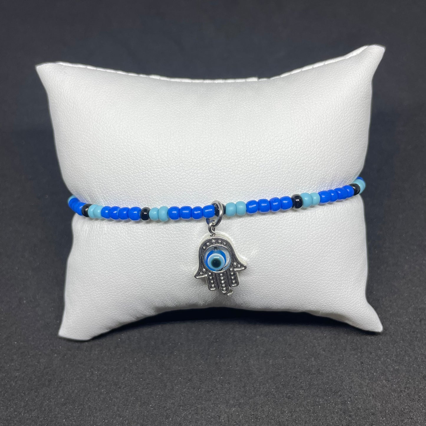 Seed Bead Hamsa Bracelets