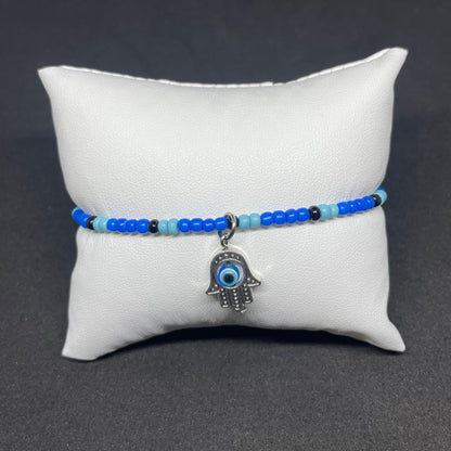Seed Bead Hamsa Bracelets