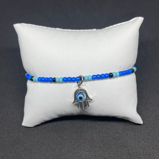 Seed Bead Hamsa Bracelets