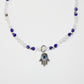 Blue Crystal Evil Eye Anklet